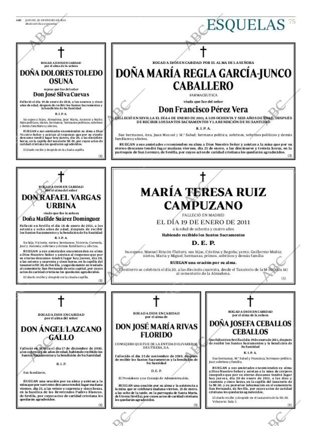 ABC SEVILLA 20-01-2011 página 75