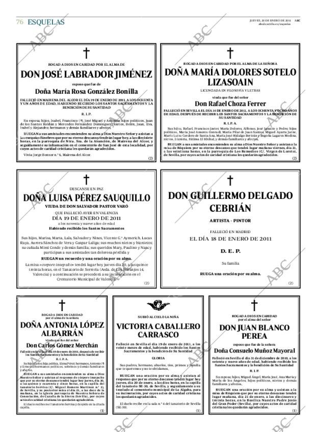 ABC SEVILLA 20-01-2011 página 76