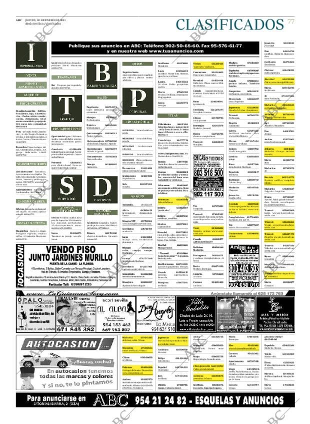 ABC SEVILLA 20-01-2011 página 77