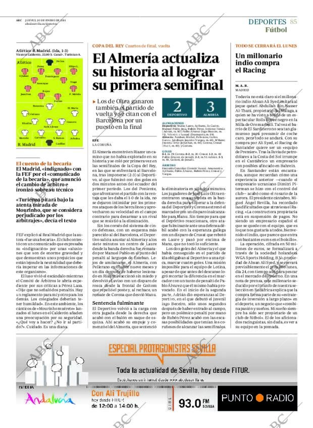ABC SEVILLA 20-01-2011 página 85
