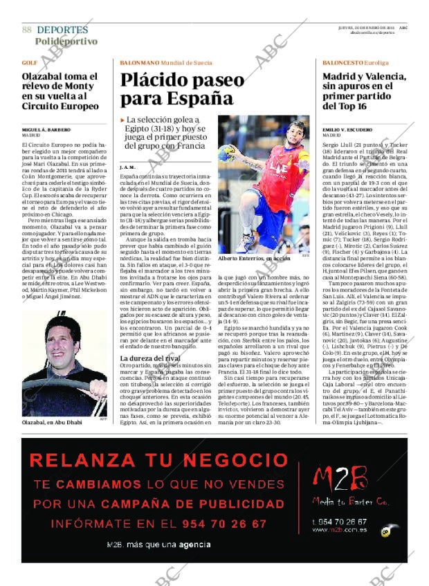 ABC SEVILLA 20-01-2011 página 88
