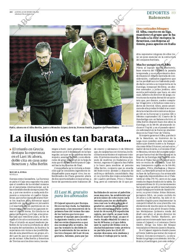 ABC SEVILLA 20-01-2011 página 89