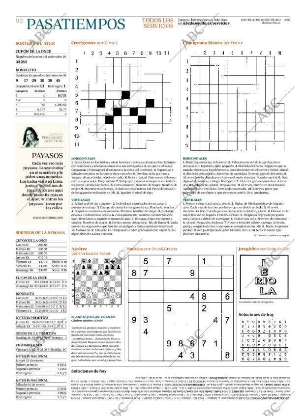 ABC SEVILLA 20-01-2011 página 92