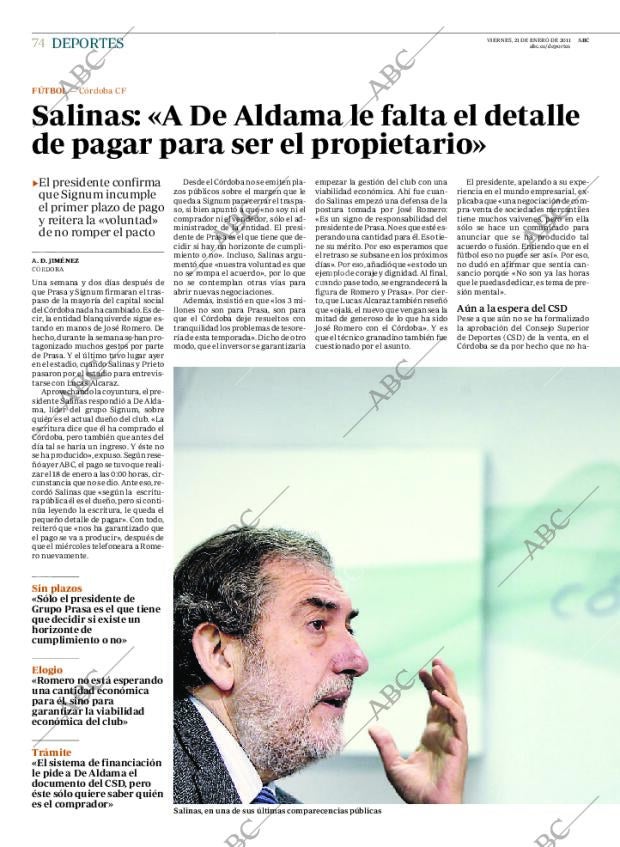 ABC CORDOBA 21-01-2011 página 74