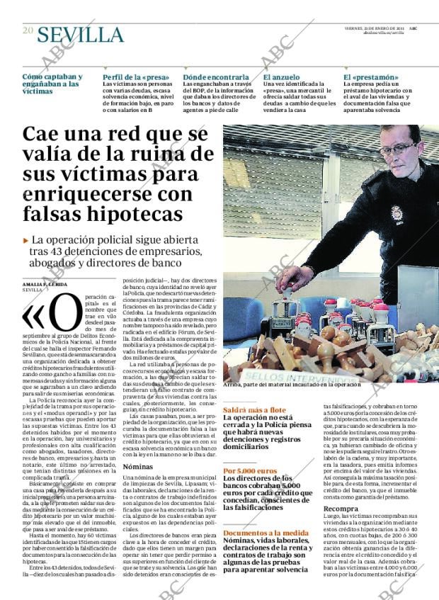 ABC SEVILLA 21-01-2011 página 20