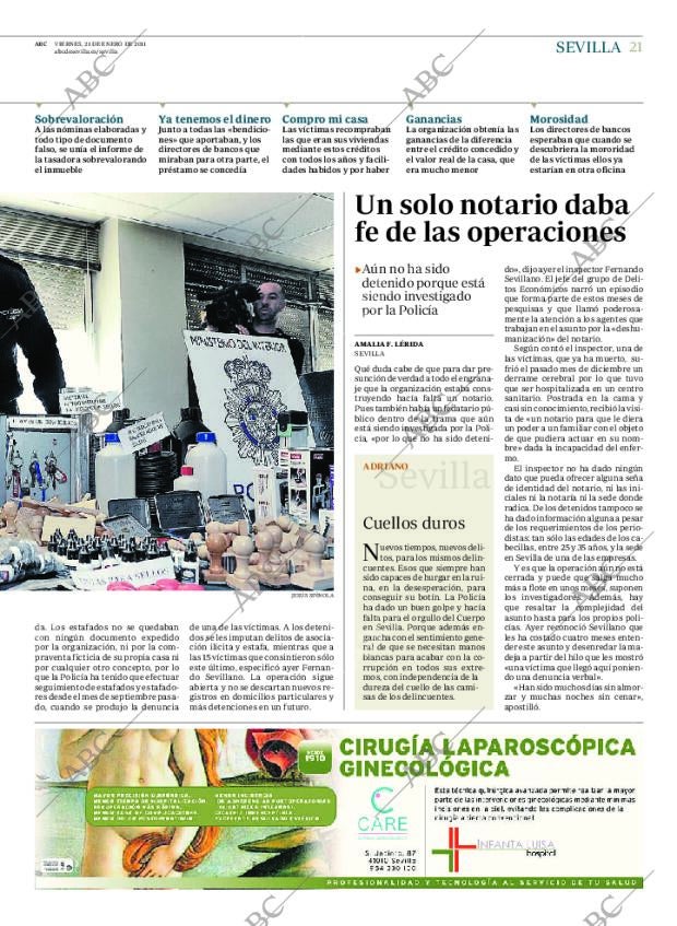 ABC SEVILLA 21-01-2011 página 21