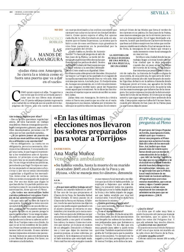 ABC SEVILLA 21-01-2011 página 23