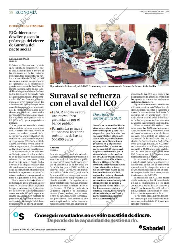 ABC SEVILLA 21-01-2011 página 58