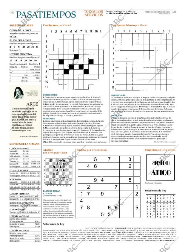 ABC SEVILLA 21-01-2011 página 98