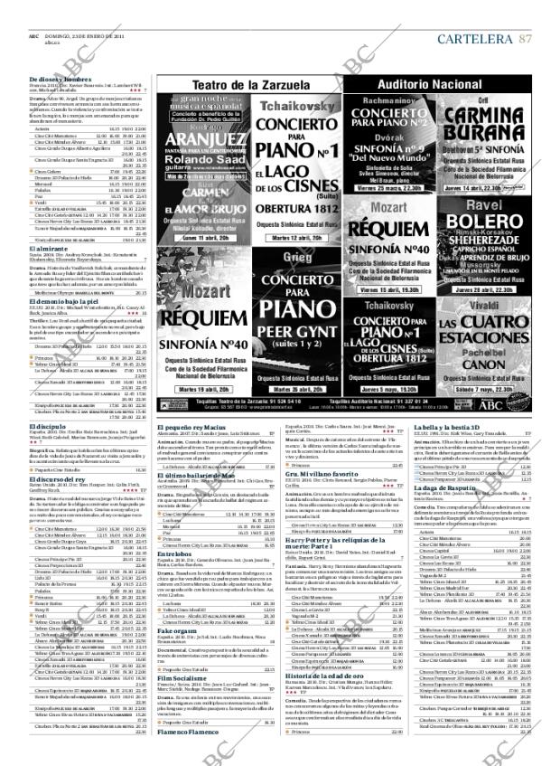 ABC MADRID 23-01-2011 página 87