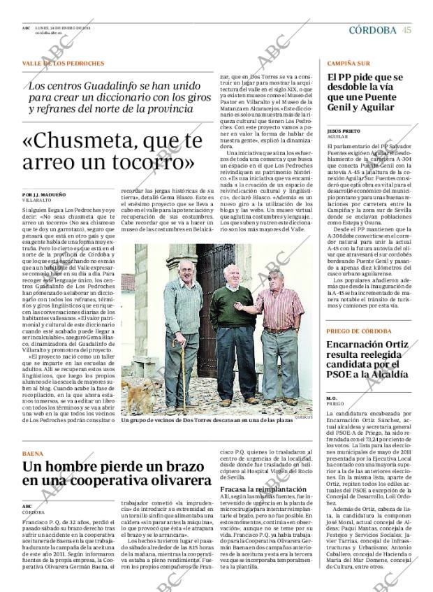 ABC CORDOBA 24-01-2011 página 45