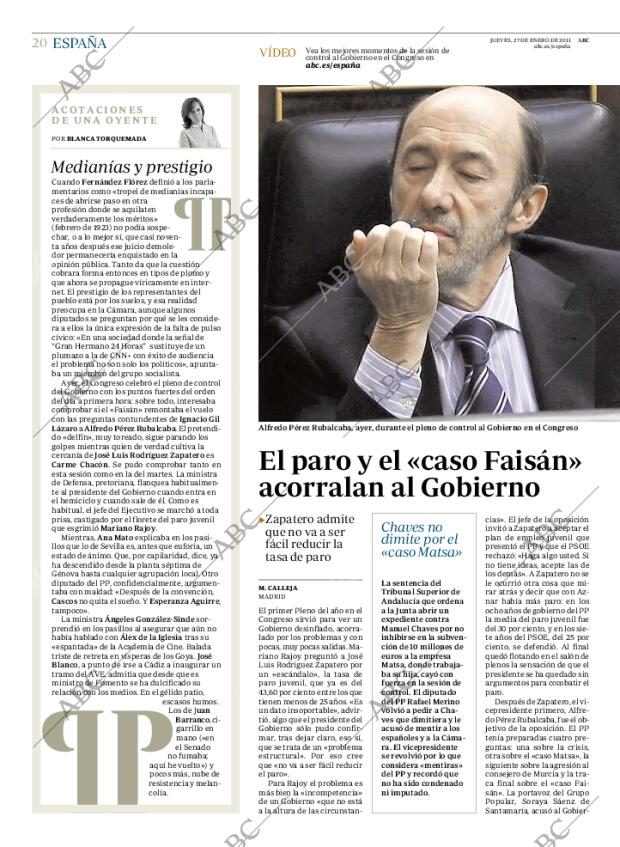 ABC MADRID 27-01-2011 página 20