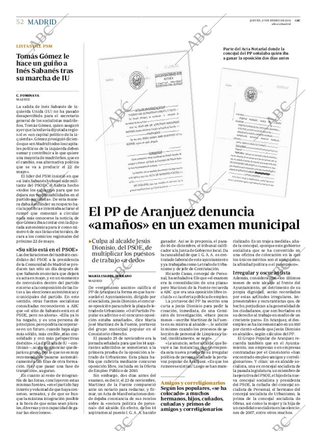 ABC MADRID 27-01-2011 página 52