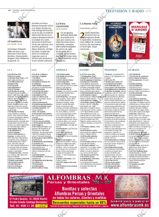 ABC MADRID 30-01-2011 página 109