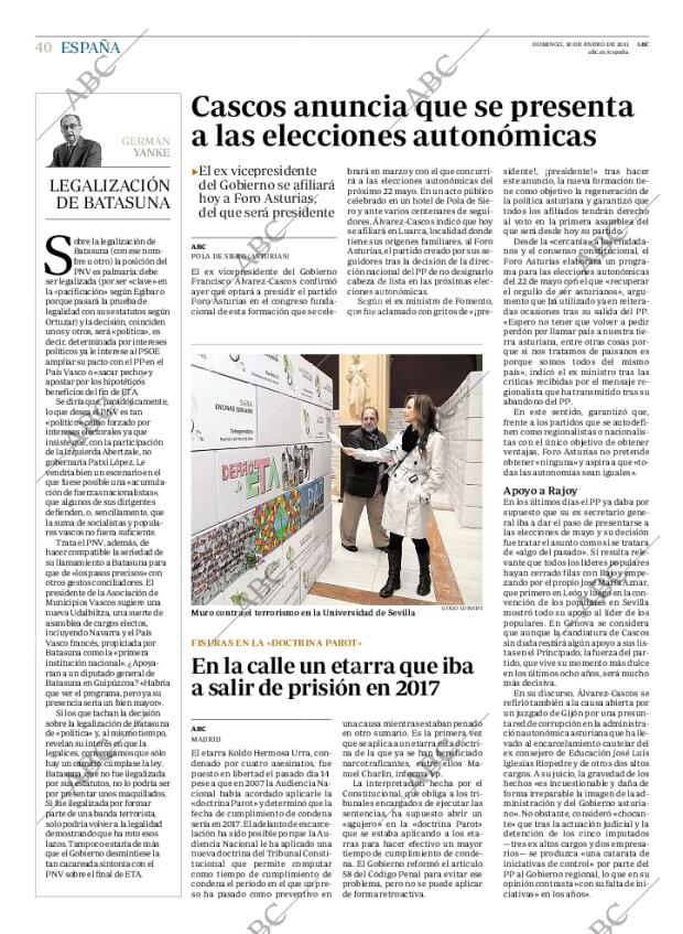 ABC MADRID 30-01-2011 página 40
