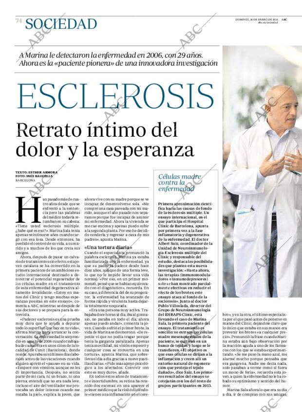ABC MADRID 30-01-2011 página 74