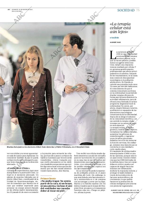 ABC MADRID 30-01-2011 página 75