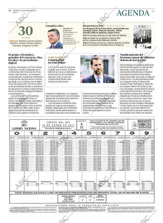 ABC MADRID 30-01-2011 página 81