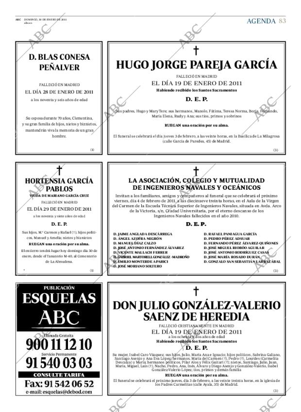 ABC MADRID 30-01-2011 página 83