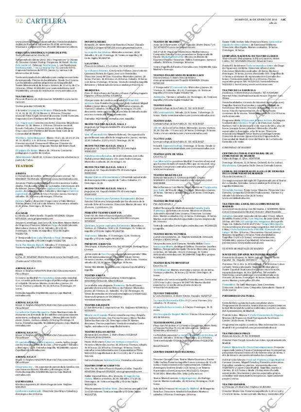 ABC MADRID 30-01-2011 página 92