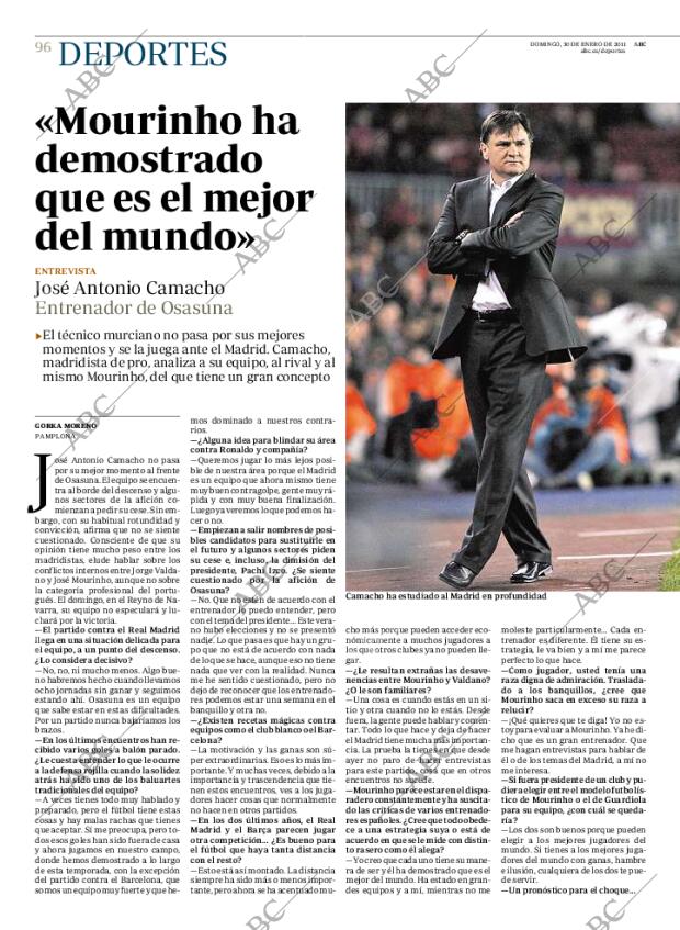 ABC MADRID 30-01-2011 página 96