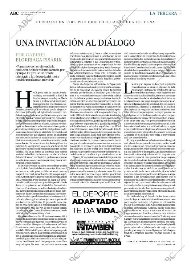 ABC MADRID 31-01-2011 página 3