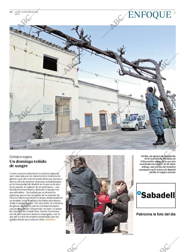 ABC MADRID 31-01-2011 página 5
