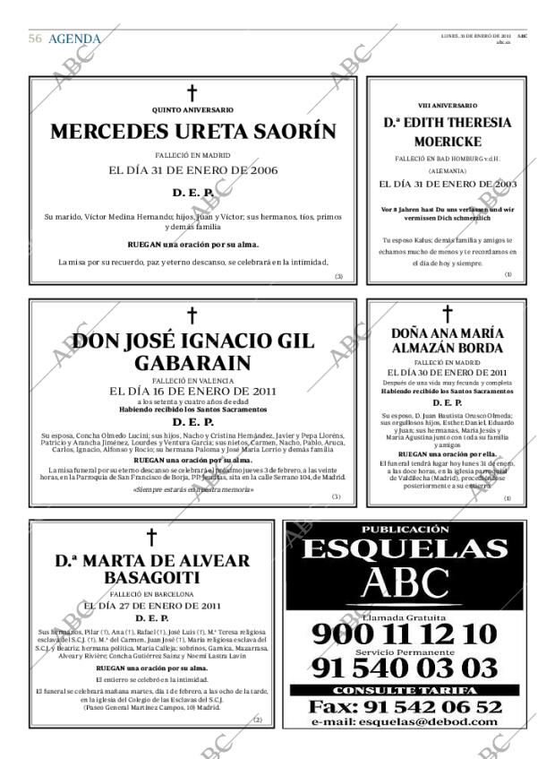 ABC MADRID 31-01-2011 página 56