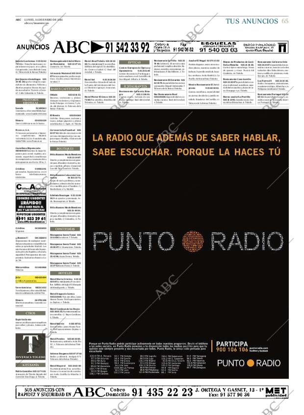 ABC MADRID 31-01-2011 página 65