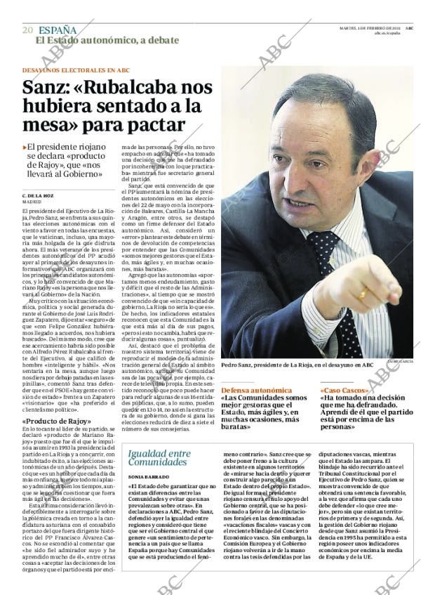 ABC MADRID 01-02-2011 página 20