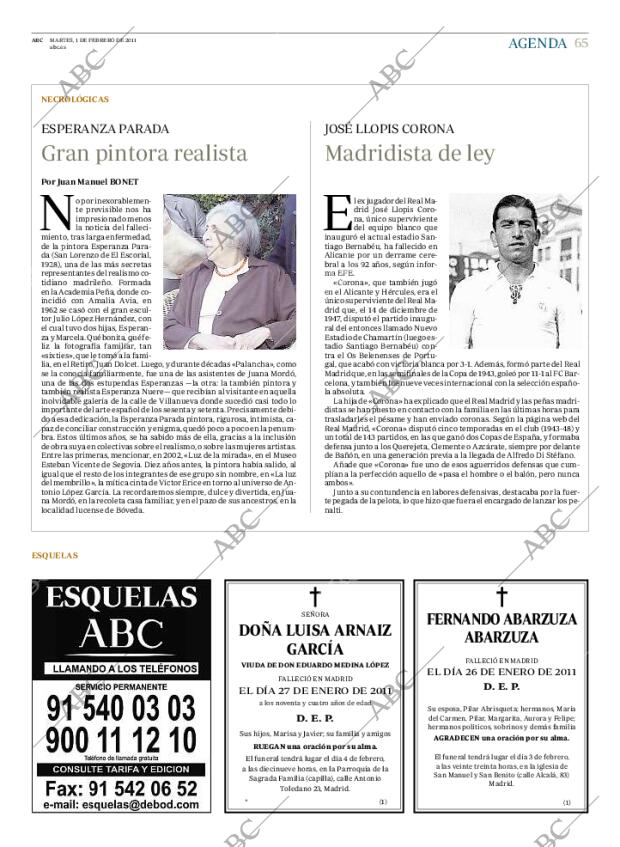 ABC MADRID 01-02-2011 página 65