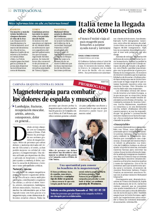 ABC MADRID 15-02-2011 página 32