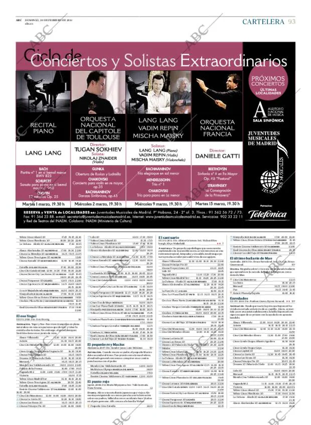 ABC MADRID 20-02-2011 página 93