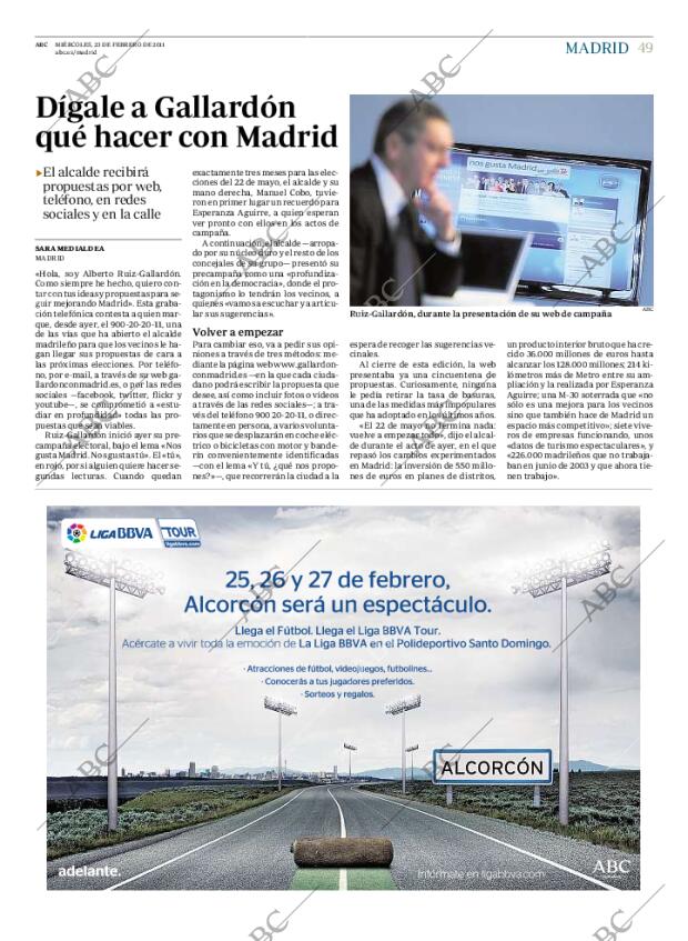 ABC MADRID 23-02-2011 página 49