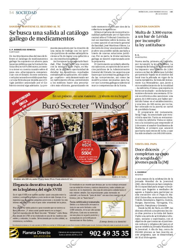 ABC MADRID 23-02-2011 página 54