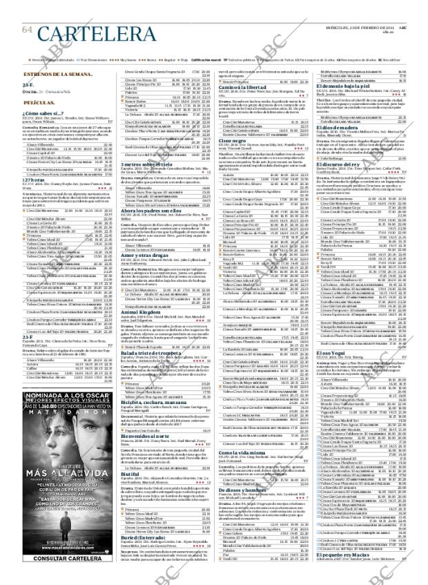 ABC MADRID 23-02-2011 página 64