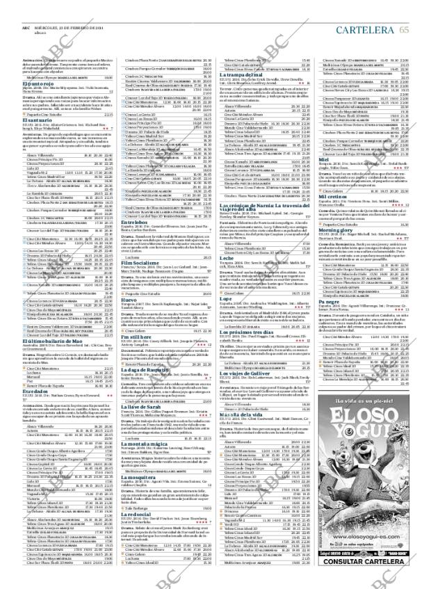 ABC MADRID 23-02-2011 página 65