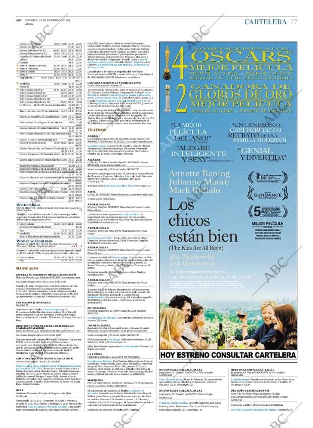 ABC MADRID 25-02-2011 página 77