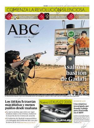 ABC MADRID 06-03-2011 página 1