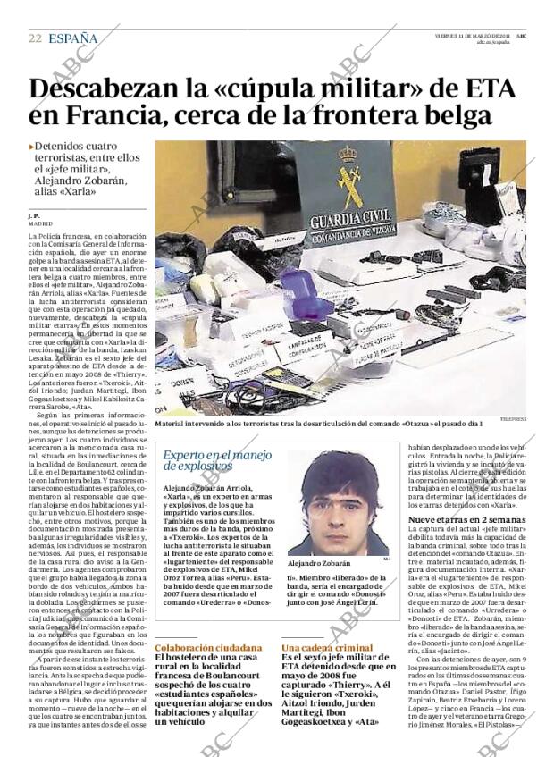 ABC MADRID 11-03-2011 página 22