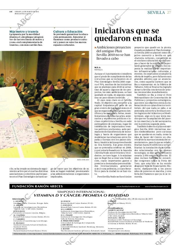 ABC SEVILLA 12-03-2011 página 27