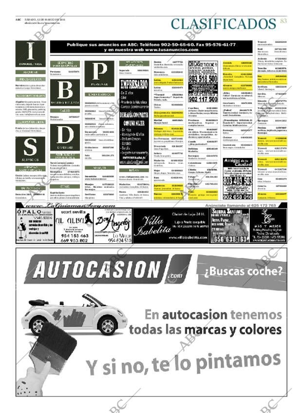 ABC SEVILLA 12-03-2011 página 83