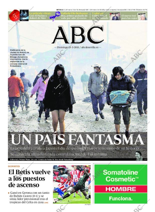 ABC SEVILLA 13-03-2011 página 1