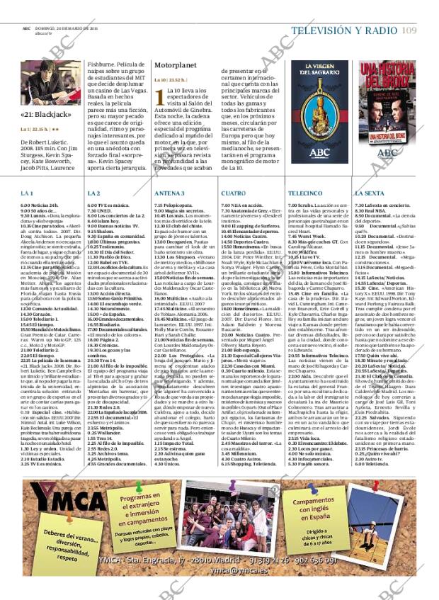 ABC MADRID 20-03-2011 página 109