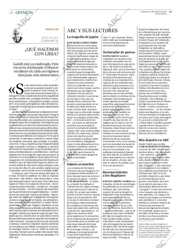 ABC MADRID 20-03-2011 página 16