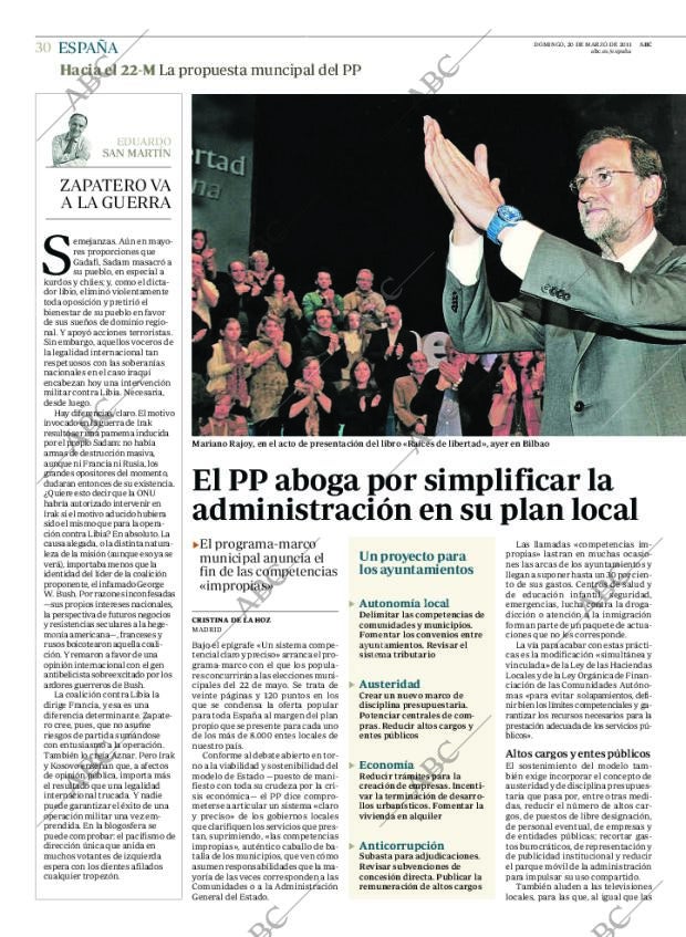 ABC MADRID 20-03-2011 página 30