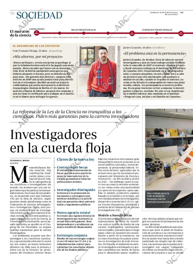 ABC MADRID 20-03-2011 página 70