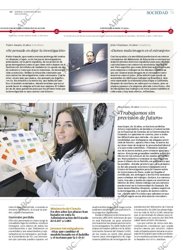 ABC MADRID 20-03-2011 página 71