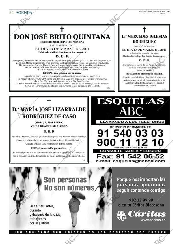 ABC MADRID 20-03-2011 página 84