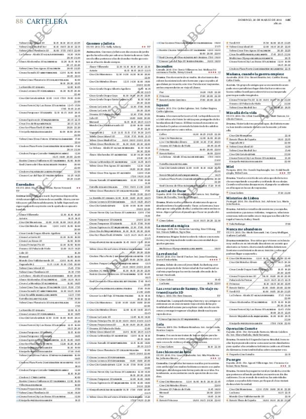 ABC MADRID 20-03-2011 página 88